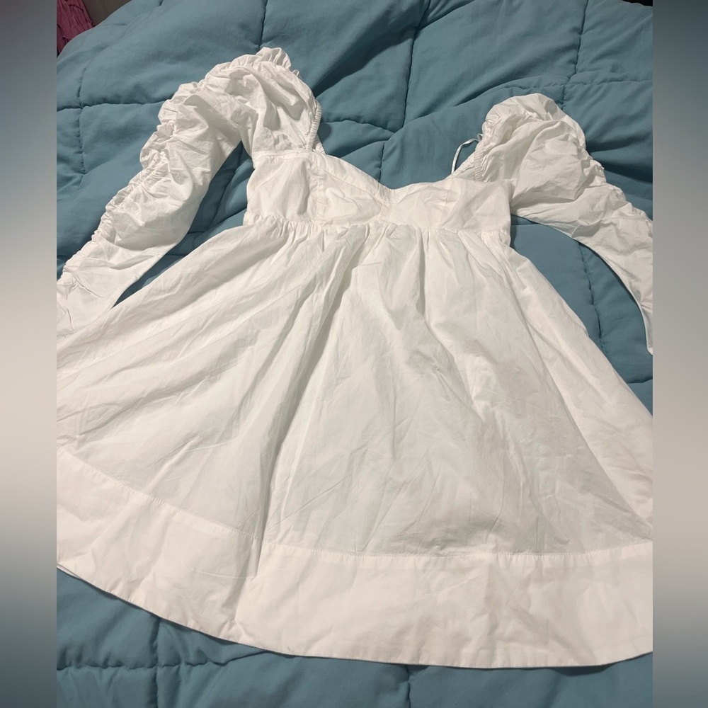 NWOT white long sleeve free people dress!!!